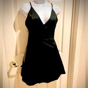 Bebe satin mini dress